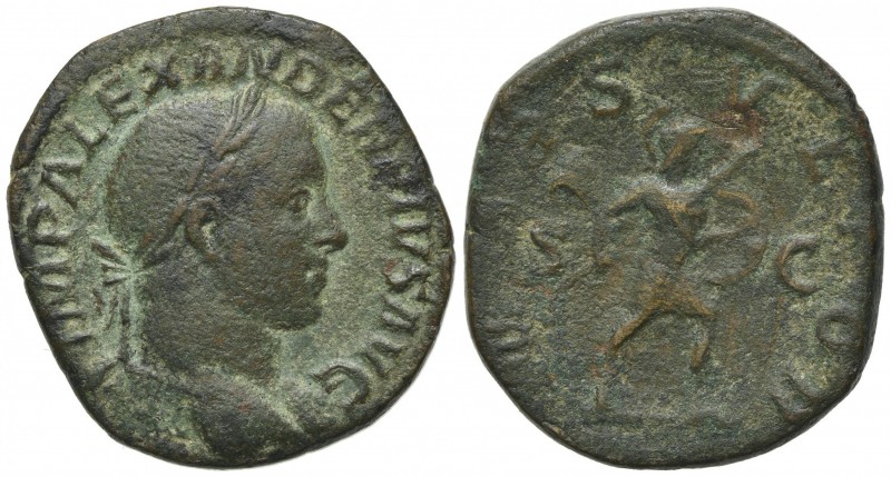 Sestertius Æ
Severus Alexander (222-235), Rome, AD 232, Laureate bust r., sligh...