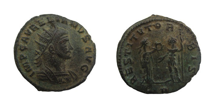 Antoninian BI
Aurelianus (270-275)
17 mm, 3,30 g