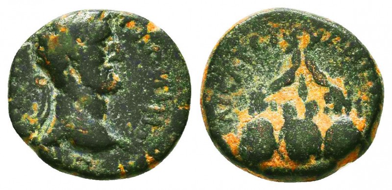 Bronze Æ
Cappadocia, Caesarea, Antoninus Pius (138–161), ANTWNEINOC CEBACTOC, L...