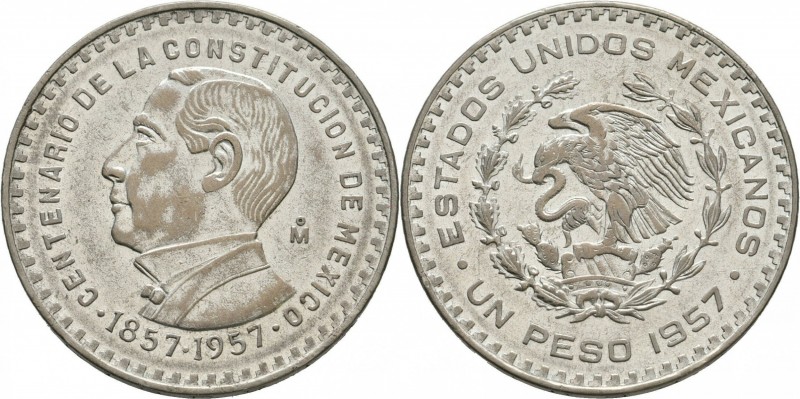 1 Peso AR
Mexico City, Benito Pablo Juarez Garcia (1806-1872), Silver 100
34 m...
