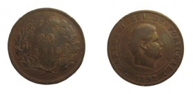 20 Reis
Portugal, Carlos I, 1892
30 mm, 11,48 g