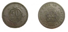 50 Reis
Portugal, Carlos I, 1900
19 mm, 2,43 g