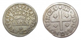 80 Reis AR
Pedro II (1683-1706)
21 mm, 2,67 g