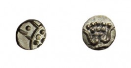1 Fanam AR
Fanam Travancore
KM# 29
8 mm, 0,3 g