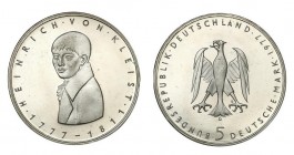 5 Mark AR
Germany, Heinrich von Kleist
30 mm, 11,20 g