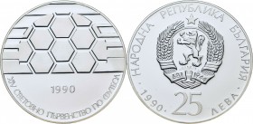 25 Leva AR
Bulgaria, World Cup Italy 1990
40 mm, 23,38 g