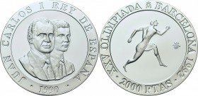 2000 Peseten AR
Spain, Olympic Games, Barcelona 1990
40 mm, 27 g