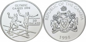 20 Dalasis AR
Gambia, Olympic Games, Atlanta, 1994
40 mm, 31,50 g