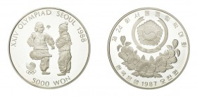 5000 Won AR South Korea, Olympiad Seoul 1988
32 mm, 16,80 g