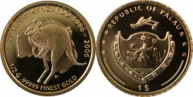 1 Dollar AV
20 Years Kangaroo gold coin, 2006, Gold 999/1000
11 mm, 0,5 g