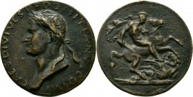 Medal
Bronze, Laureate head of Domitian left / St George on horseback
32 mm, 13 g