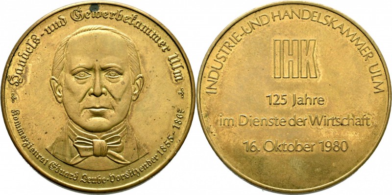 Medal
Ulm, Facing head / Legend and date, 1980
40 mm, 32 g
