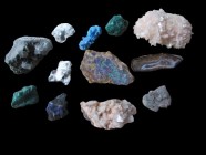 Lot of different minerals, 665 g