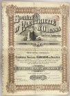 Belgium Brussels Share 100 Francs 1910 "Societe d'Electricite d'Odessa"
# 53866; Capital: 8000000 Francs in 80000 Shares of 100 Francs; VF
