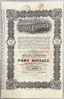 Belgium Brussels Share 1919 "Les Nouvelles Usines Bollinckx"
# 126245; Capital: 38593400 Francs in 192967 Parts Sociales; AUNC