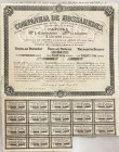 Portugal Lisbon 25 Shares 1894 "Companhia de Mossamedes" LLS
# 333851 - 333875; Capital: 550000 Sterling in 550000 Shares of 1 Sterling; VF-XF