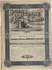 Russia Brussels Odessa Electricity Company 4.5% Bond 500 Francs 1910 
Societe d'Electricite d'Odessa, 4,5% Obligation de 500 Francs, Bruxelles, 06.01...