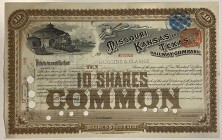 United States New York Missouri Kansas and Texas Railway Company Share 10 Shares 1906 
# A092920