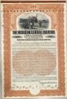 United States Michigan 4% Gold Bond of 1000 Dollars 1909 "The Michigan Central Railroad Company"
# 786; Secured by First Mortgage on the Grand River ...