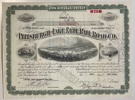 United States New York Pittsburgh and Lake Erie Rail Road Co. Share 10 Shares 1936 
Canceled; # 30467
