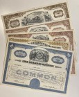 United States Lot of Differente Railroad Loans 1951 - 1966
Mississippi Gulf, Mobile and Ohio Railroad Company 60 Shares; New York Erie Railroad Compa...