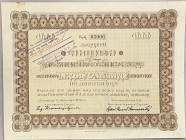 Yugoslavia Belgrade Share 1000 Dinara 1921 "Technical Bank"
# 03006; "Техничка Банка А. Д."; XF