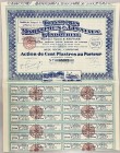 French Indo-China Haiphong Share 100 Piastres 1949 "Transports Maritimes & Fluviaux de L'Indochine"
# 85392; Capital: 9000000 Piastres in 90000 Actio...