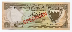 Bahrain 100 Fils 1964 Specimen
P# 1s; UNC; With Certificate of Authenticity