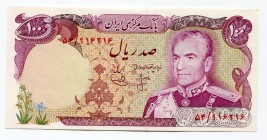 Iran 100 Rials 1975 AH 1354
P# 102a; UNC
