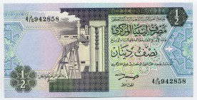 Libya 1/2 Dinar 1990 
P# 53; № 942858; UNC