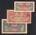 Mozambique 50 Centavos 1/2-1 Esterlina 1919 - 1931
P# R5,R6,R26; F