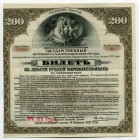 Russia Siberia Irkutsk 200 Roubles 1919 Error
P# S882; № 19804-88; AUNC