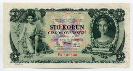 Czechoslovakia 100 Korun 1931 Specimen
P# 23s; № Pa 786538; UNC; "Tomáš Garrigue Masaryk"