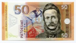 Czechoslovakia 50 Korun 2019 Specimen "Ľudovít Štúr"
Fantasy Banknote; Limited Edition; Made by Matej Gábriš; BUNC