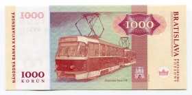 Slovakia 1000 Korun 2020 Specimen "Bratislava Elektricka Tatra T3P"
Fantasy Banknote; Limited Edition; Made by Matej Gábriš; BUNC