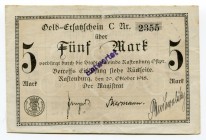 Germany Rastenburg 5 Mark 1918 
Karpinski 40.17.d; # 2355; VF