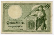 Germany - Empire 10 Mark 1906 
P# 9b; Grabowski DEU-53b; # U 2062248; XF