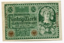 Germany - Weimar Republic 50 Mark 1920 
P# 68; Grabowski DEU-74; # C 1513656; AUNC