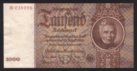 Germany - Third Reich 1000 Reichsmark 1936 
P# 184; UNC