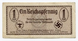 Germany - Third Reich 1 Reichspfennig 1940 German Armed Forces (Wehrmacht)
P# M31; Grabowski DWM-1; VF