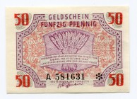 Germany Rheinland-Pfalz, Koblenz 50 Pfennig 1947 French Zone of Occupation
P# S1006; Grabowski FBZ-6; # A 581631; AUNC