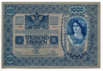 Austria 1000 Kronen 1902 
P# 8a; UNC