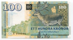 Finland 100 Kronor 2018 Specimen "Åland Islands"
Fantasy Banknote; Limited Edition; Made by Matej Gábriš; BUNC