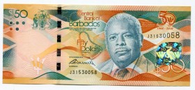Barbados 50 Dollars 2016 
P# 79; UNC