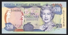 Bermuda 10 Dollars 2000 
P# 52a; UNC