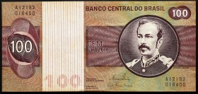 Brazil 100 Cruzeiros 1981
P# 195Ab; № A12192-016400; UNC