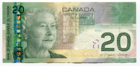 Canada 20 Dollars 2004 
P# 103a; XF-