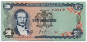 Jamaica 10 Dollars 1977 Commemorative
№ * 000170; UNC; "George William Gordon"