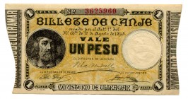 Puerto Rico 1 Peso 1895 
P# 7c; UNC
