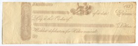 United States Philadelphia Check 1835 RARE
Watermark; XF+